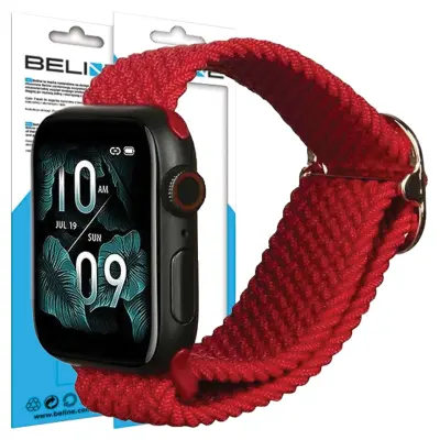 BELINE PAS ZA APPLE WATCH TEXTILE 38/40/41MM RDEČ PAS ZA OHIŠJE
