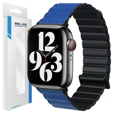 BELINE PAŠEK ZA APPLE WATCH MAGNETIC PRO 42/44/45/49MM ČRN/MODR