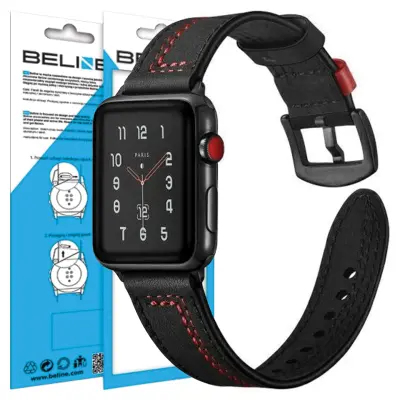 BELINE PAŠEK ZA URO 20MM CASUAL BLACK/BLACK ZA APPLE WATCH