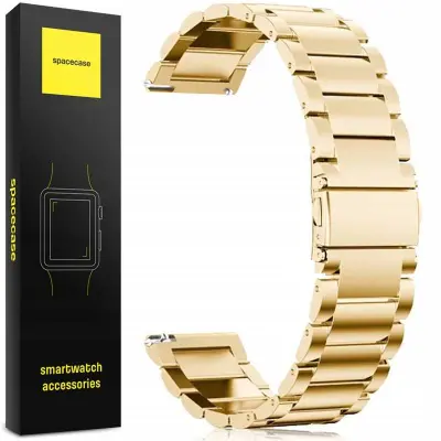 SPACECASE PAŠEK ZA URO IZ NERJAVEČEGA JEKLA 18MM ZLAT ZA APPLE WATCH