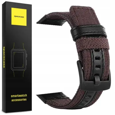 SPACECASE PAŠEK ZA URE GEAR STRAP 22MM TEMNO RDEČ ZA APPLE WATCH