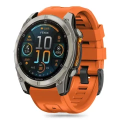 SILIKONSKI PAS TECH-PROTECT ZA GARMIN FENIX 5X 6X 7X 8X 51MM ORANŽEN