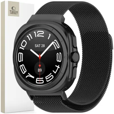 TECH-PROTECT PAŠEK MILANESEBAND ZA SAMSUNG GALAXY WATCH ULTRA 47MM ČRN