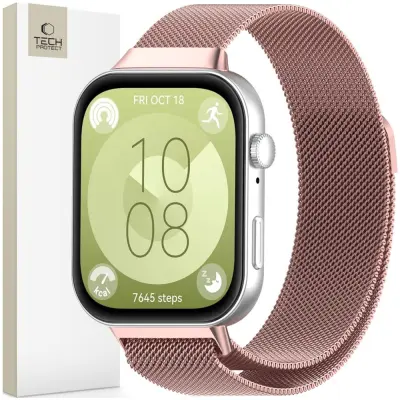 TECH-PROTECT MILANESEBAND PAŠEK ZA HUAWEI WATCH FIT 3 ROSE GOLD