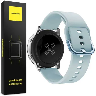 SPACECASE PAŠEK ZA URO 20MM SVETLO MODER ZA APPLE WATCH 1 2 3 4 5 6 7 SE