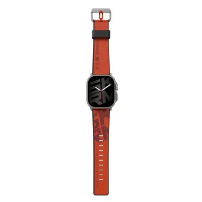 SKINARMA SPUNK PAŠEK ZA APPLE WATCH ULTRA 49MM ORANŽNA/ORANŽNA ZAPESTNICA