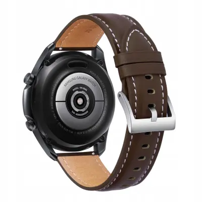 SPACECASE USNJEN PAŠEK 20 MM TEMNO RJAV ZA URE GALAXY 4 5