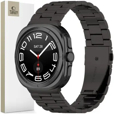 TECH-PROTECT NERJAVEČI PAŠKI ZA SAMSUNG GALAXY WATCH ULTRA 47MM ČRN