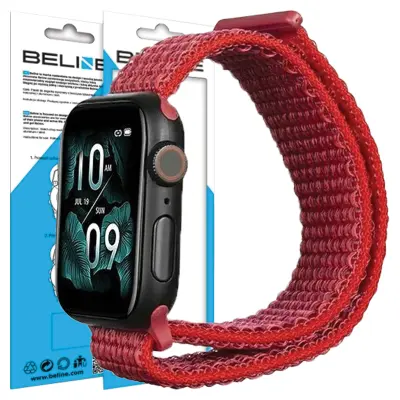 BELINE APPLE WATCH NAJLON PAŠEK 38/40/41MM RDEČ PAŠEK ZA URO