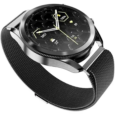 MREŽASTI PAS MERCURY ZA APPLE WATCH 38 40 41 MM ČRNO ČRNA ZAPESTNICA