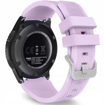 SPACECASE PAŠEK ZA URO 22MM VIJOLIČEN SILIKON ZA APPLE WATCH 1 2 3 4 5