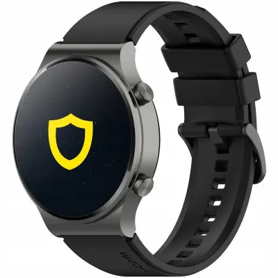 SPACECASE PAŠEK ZA URO SC EASY BAND 22MM BLACK BLACK ZA APPLE WATCH