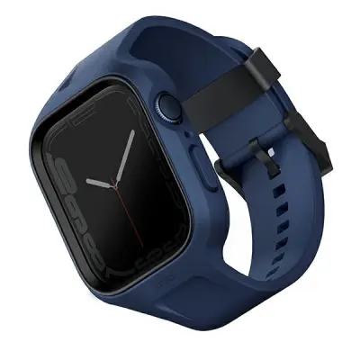 UNIQ MONO PAS 2V1 ZA APPLE WATCH PAŠEK + ETUI 44/45MM MODER
