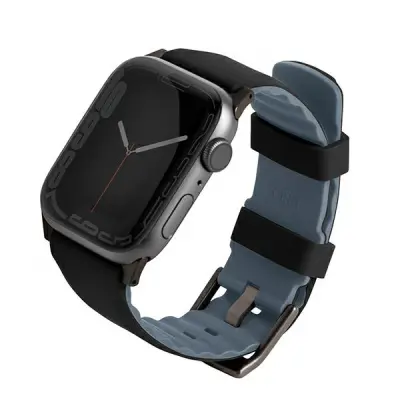 UNIQ LINUS PAS ZA APPLE WATCH 42/44/45/49MM ZA SERIJE 1-9 SE ULTRA BLACK