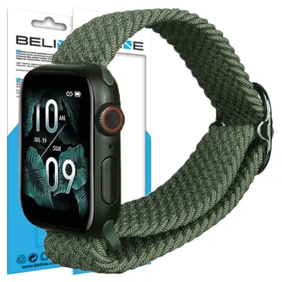 BELINE PAS ZA APPLE WATCH TEXTILE 42/44/45/49MM GREEN/ZELENO OHIŠJE