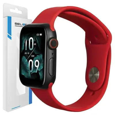 BELINE APPLE WATCH SILIKONSKI PAŠEK 38/40/41MM RDEČ ZA APPLE WATCH