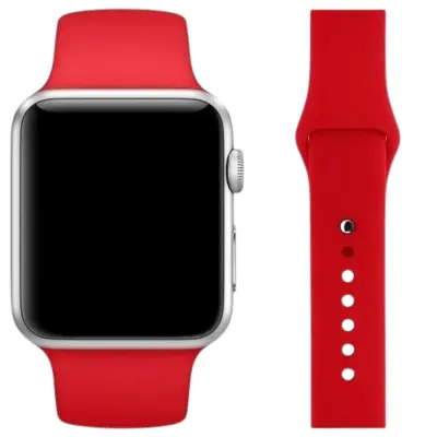 MERCURY SILICON PAŠEK ZA APPLE WATCH 42/44/45 MM RDEČ RDEČ