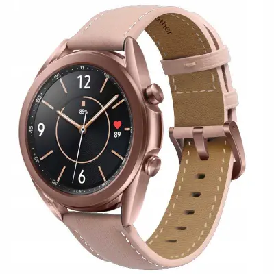 SPACECASE USNJEN PAŠK ZA URO 20 MM ROZA ZA APPLE WATCH