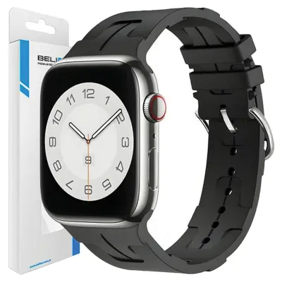 BELINE PAŠEK ZA APPLE WATCH SILIKON ULTRA 42/44/45/49MM BLACK/BLACK BOX