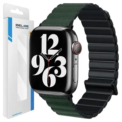 BELINE PAS ZA APPLE WATCH MAGNETIC PRO 38/40/41MM ČRNO/ZELENO OHIŠJE