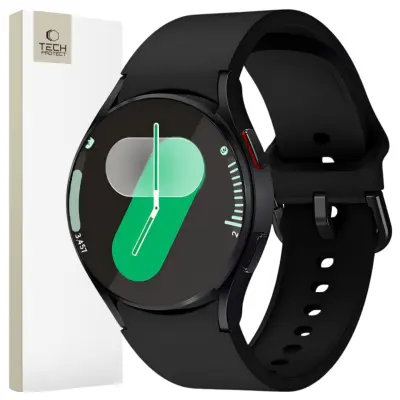 SILIKONSKI PAS TECH-PROTECT ZA SAMSUNG GALAXY WATCH 4 5 6 7 FE ČRN