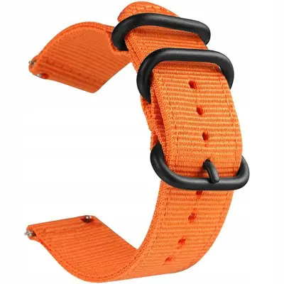 SPACECASE NATO PAŠEK ZA URO 18MM ORANŽEN ZA APPLE WATCH