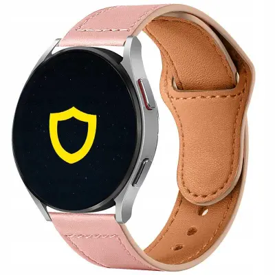 SPACECASE USNJEN PAŠK ZA URO 22MM ROZA CLASSY ZA APPLE WATCH