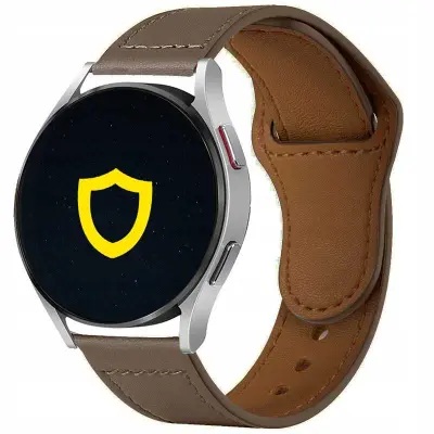 SPACECASE USNJEN PAŠK ZA URO 22MM CLASSY USNJE TEMNO SIV