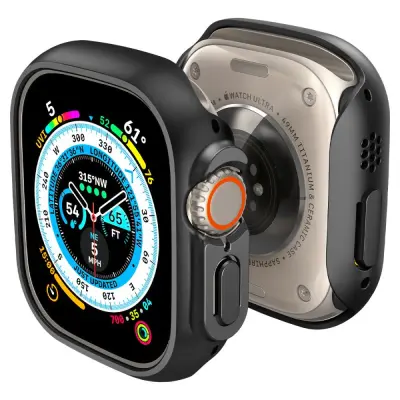 SPIGEN THIN FIT ZA APPLE WATCH ULTRA 49 MM ČRNO ETUI ZA URO