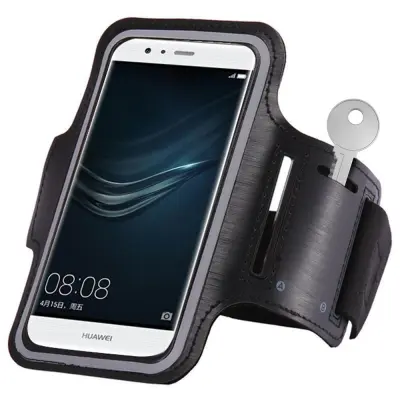 Tekaški trak, trak za telefon, pametni telefon 6 inčev, črn
