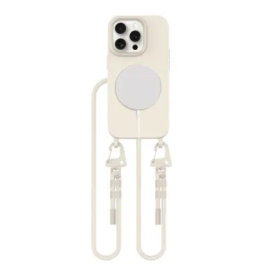 TECH-PROTECT MAGNERKLACE ZA MAGSAFE ZA IPHONE 15 PRO OVITEK COSMIC LATTE
