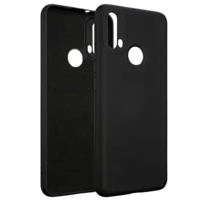 SILIKONSKI OVITEK BELINE ZA MOTOROLA MOTO E20 OVITEK ČRNO