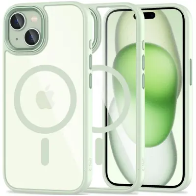 OVITEK TECH-PROTECT MAGMAT ZA MAGSAFE OVITEK ZA IPHONE 15 ZELENA PROZORNA