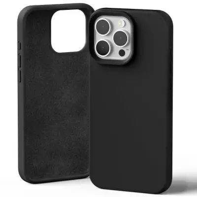 SILIKONSKI OVITEK MERCURY ZA IPHONE 16 PRO MAX 6.9'' ČRN