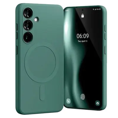 POLSILIKONSKI OVITEK MERCURY ZA MAGSAFE ZA SAMSUNG GALAXY S24 S921 ZELEN