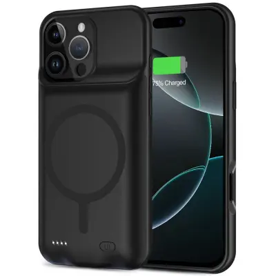 OVITEK TECH-PROTECT POWERCASE ZA MAGSAFE 8500MAH ZA IPHONE 16 PRO MAX ČRNO
