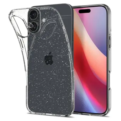 SPIGEN OVITEK LIQUID CRYSTAL CASE ZA IPHONE 16 PLUS Z BLEŠČICAMI