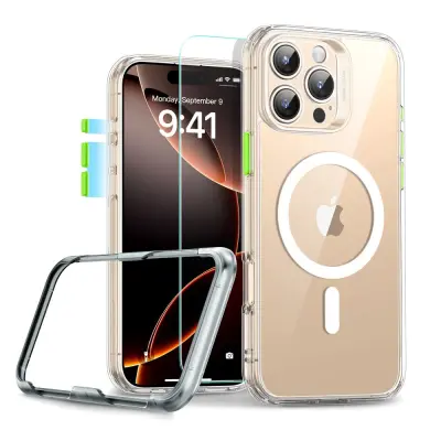 ESR CLASSIC PRO SET HALOLOCK ZA MAGSAFE OVITEK ZA IPHONE 16 PRO CLEAR