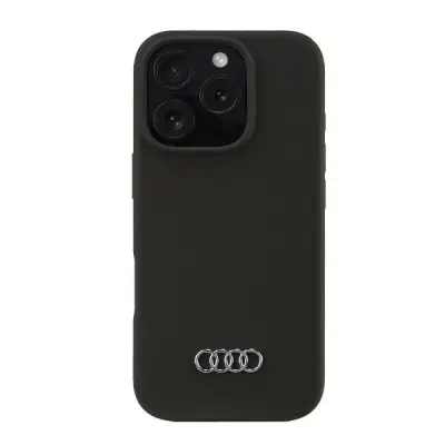 SILIKONSKI OVITEK AUDI ZA IPHONE 16 PRO 6.3'' HARDCASE ČRN