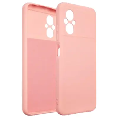 SILIKONSKI OVITEK BELINE ZA XIAOMI POCO M5 ROZA-ZLAT ROZA ZLAT