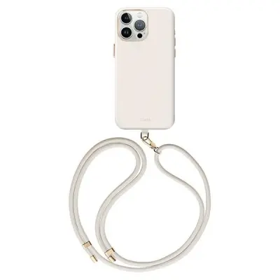 UNIQ COEHL KREM OVITEK ZA IPHONE 15 PRO MAX 6.7 MAGNETNI POLNILNI OVITEK IVORY