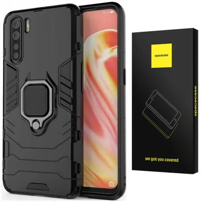 OVITEK SPACECASE ZA TELEFON OPPO RENO 3 X-RING ČRN