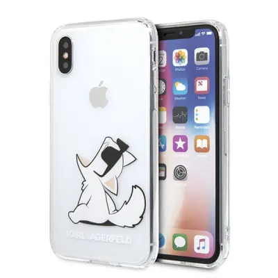OVITEK PROZOREN KARL LAGERFELD HARDCASE ZA IPHONE X XS CHOUPETTE FUN