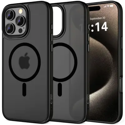 TECH-PROTECT MAGMAT ZA MAGSAFE OVITEK IPHONE 16 PRO MAT ČRN OVITEK