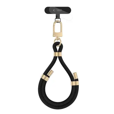 TECH-PROTECT C4S ROPE PAŠEK ZA ZAPESTJE ČRNO/ZLATO ZA URO, PAS