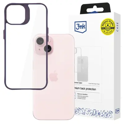 3MK SATIN ARMOR OVITEK ZA APPLE IPHONE 15 OVITEK VIJOLIČNA FOLIJA