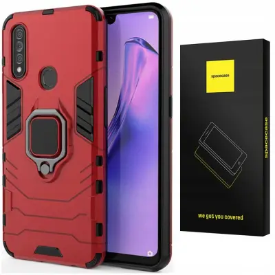 OVITEK SPACECASE X-RING ZA OPPO A31 RDEČ OVITEK