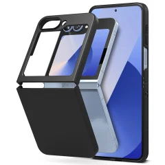 OVITEK ZA TELEFON RINGKE SLIM GALAXY Z FLIP 6 ČRNO