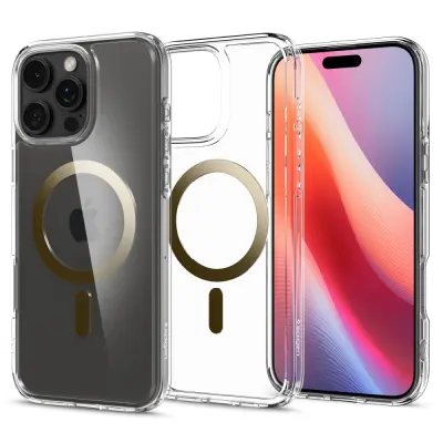 SPIGEN ULTRA HYBRID MAG OVITEK ZA IPHONE 16 PRO MAX ZA MAGSAFE GOLD