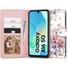 OVITEK OVITEK DENARNICA TECH-PROTECT ZA GALAXY A16 4G 5G BLOSSOM FLOWER